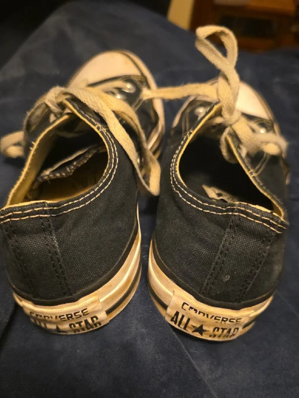Kids Black Converse Low-Top Sneakers